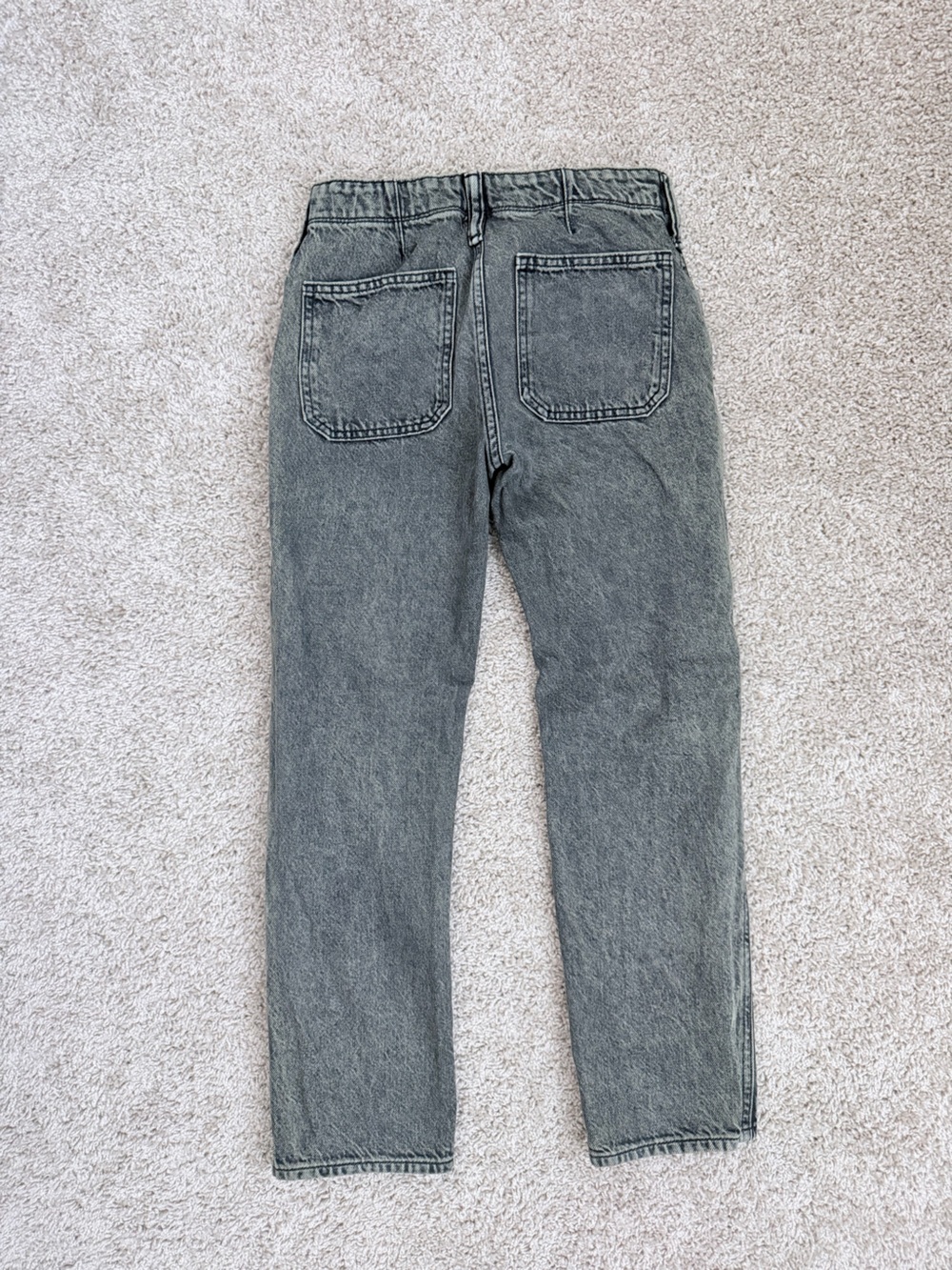 Boys Gap Washed Gray Slim Straight Jeans